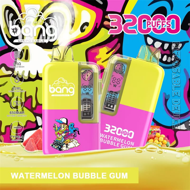 Bang 32000 Puffs 32K Smart Screen Vape jetable Wholesale E Cigarettes