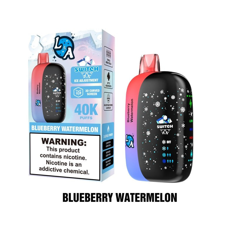 L&A Switch 40K Ice Control Disposable Vape 5%
