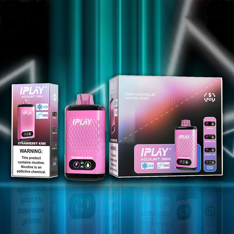 IPLAY ADJUST 35000 Puffs Disposable Vape Wholesale-1000mAh battery, 23ml E-liquid, Multiple Nicotine 10 Flavors