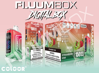 FLUUM BOX 15000 Puffs Disposable Vape Wholesale-650mAh battery, 25ml E-liquid, Multiple Nicotine 12 Flavors
