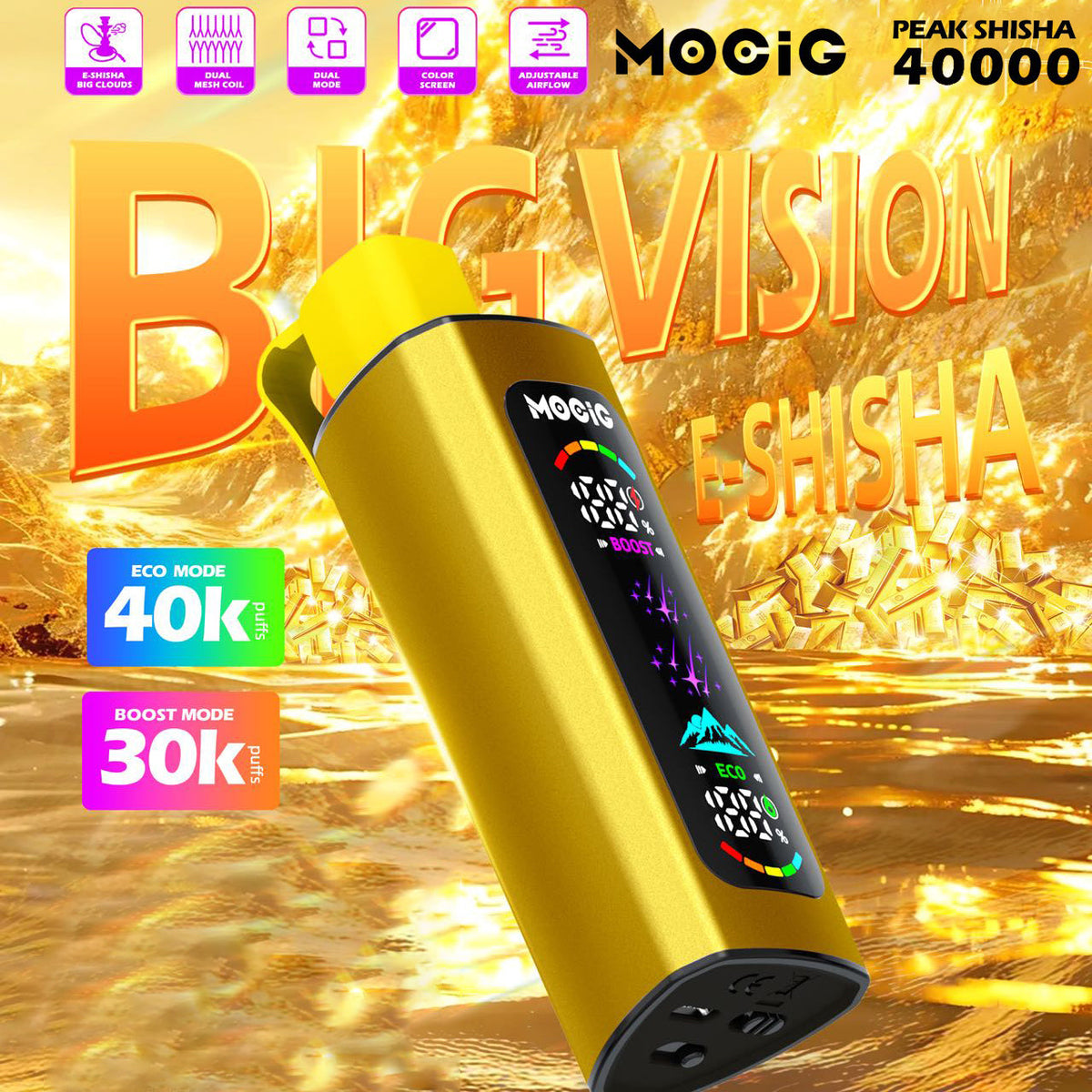 MOCIG PEAK SHIASHA 40000 Puffs Disposable Vape Wholesale