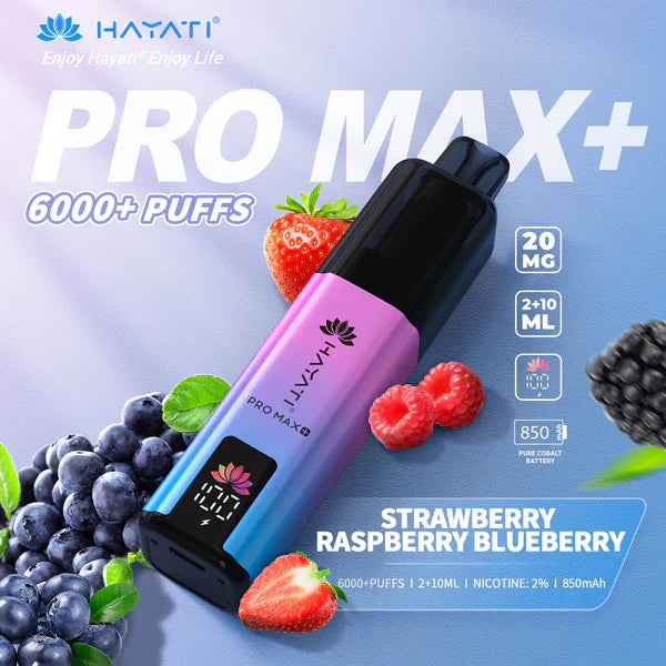 Hayati Pro Max+ 6000 Puffs Disposable Vape (Box of 10)
