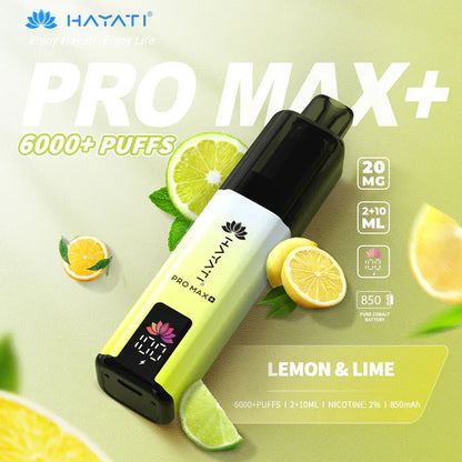 Hayati Pro Max+ 6000 Puffs Disposable Vape (Box of 10)