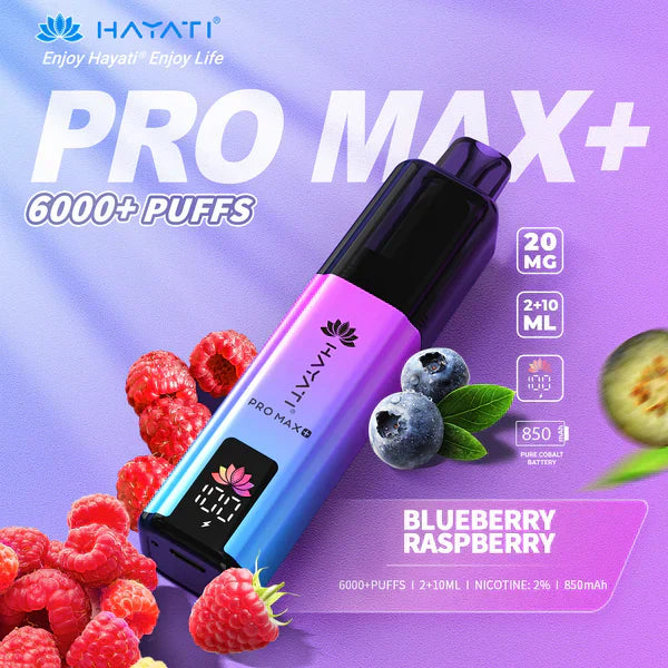 Hayati Pro Max+ 6000 Puffs Disposable Vape (Box of 10)