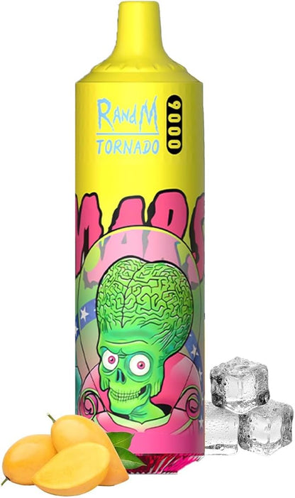 RandM 9000 Puffs Zero Nicotine Disposable Vape (Box of 10)
