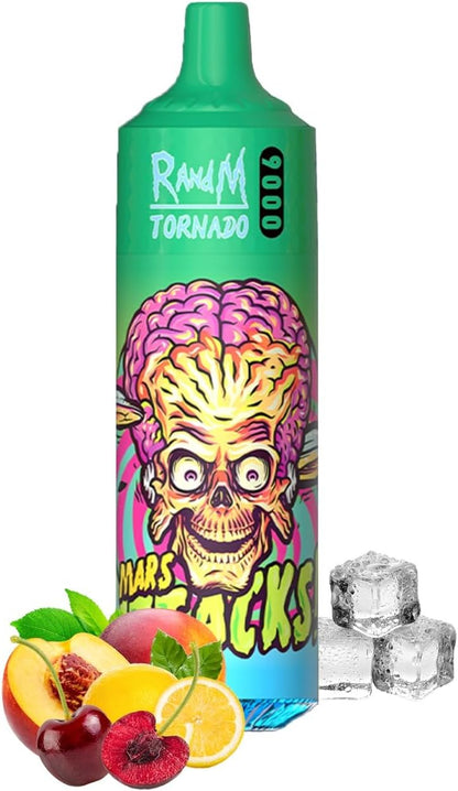 RandM 9000 Puffs Zero Nicotine Disposable Vape (Box of 10)