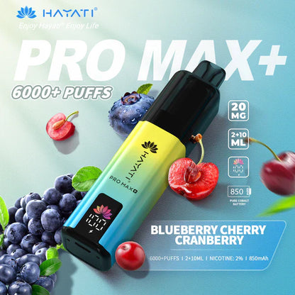 Hayati Pro Max+ 6000 Puffs Disposable Vape (Box of 10)