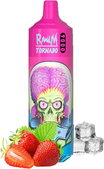 RandM 9000 Puffs Zero Nicotine Disposable Vape (Box of 10)
