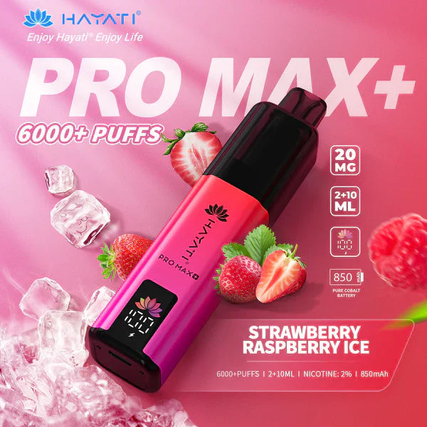 Hayati Pro Max+ 6000 Puffs Disposable Vape