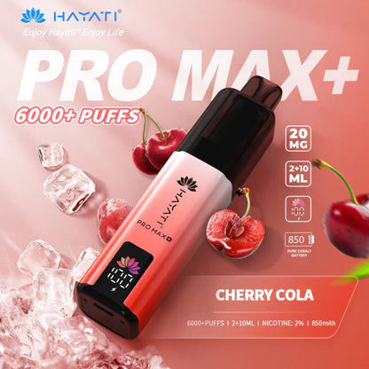Hayati Pro Max+ 6000 Puffs Disposable Vape