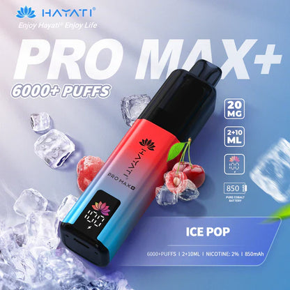 Hayati Pro Max+ 6000 Puffs Disposable Vape