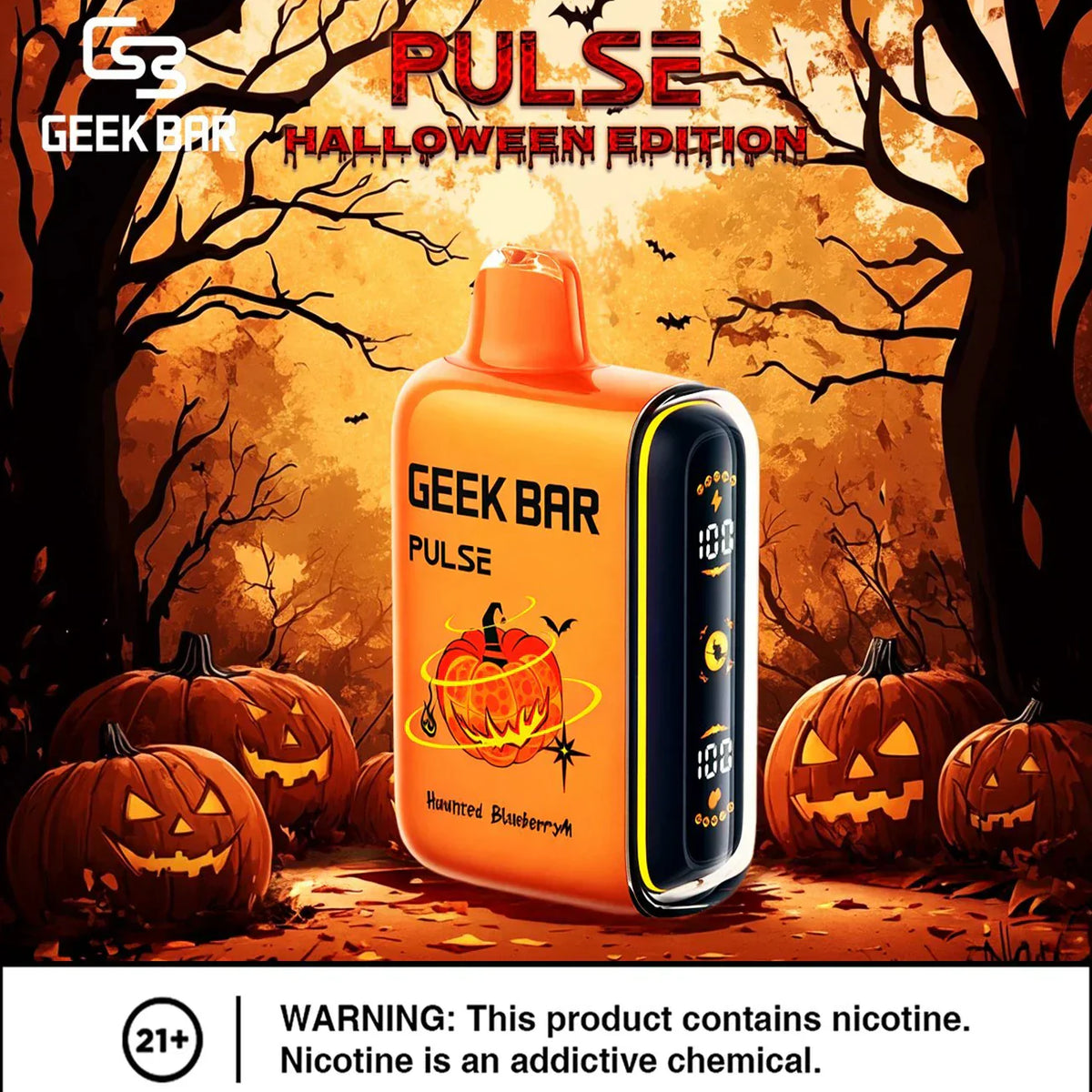 Geek Bar Pulse 15000 Puffs Disposable Vape - Halloween Edition