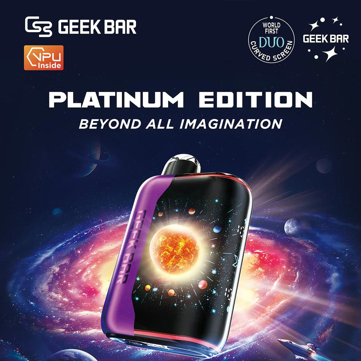 Geek Bar Pulse X 25000 Puffs Disposable Vape – Platinum Edition