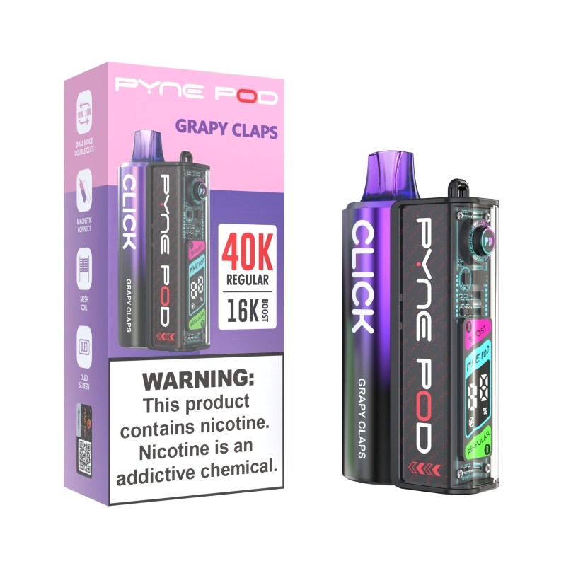 Pyne Pod Click 40K Disposable Vape Starter Kit