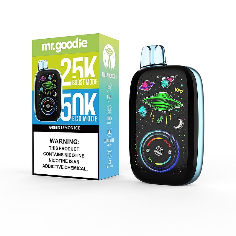Mr.Goodie Dual Mode King 50000 50K Puffs :Touch Control Disposable Vape with Ajustable Airflow