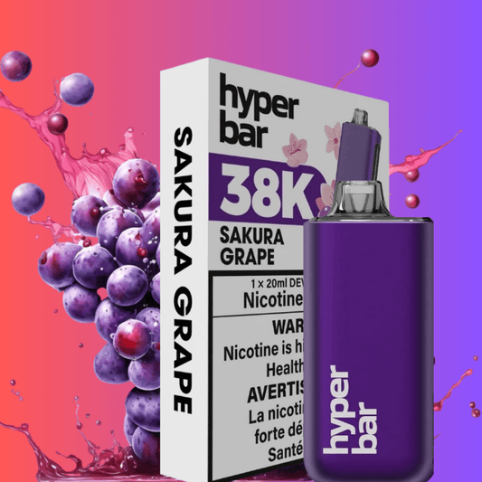 Hyper Bar BE38000 Disposable Vape-Sakura Grape