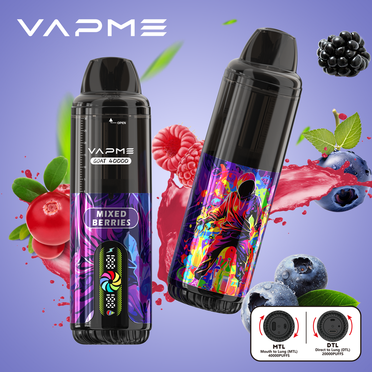 VAPME GOAT 40000 Puffs Wholesale Disposable Vape