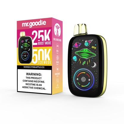 Mr.Goodie Dual Mode King 50000 50K Puffs :Touch Control Disposable Vape with Ajustable Airflow