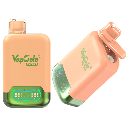 VapSolo Twins 20K Puffs Disposable Vape | Dual Flavors,Airflow Control,Smart Display Screen