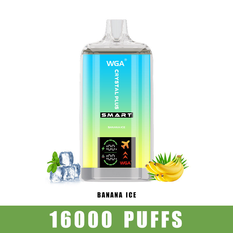 WGA Crystal Plus 16000 Puffs Disposable Vape 27ml 650mAh 12 Flavors