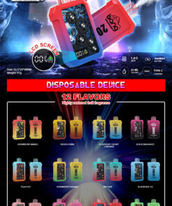 Bang 20000 Puffs Vape 20K Disposable Vape Pen E Cigarette Prefilled 25ml 500mAh Disposable Vape 12 Flavors
