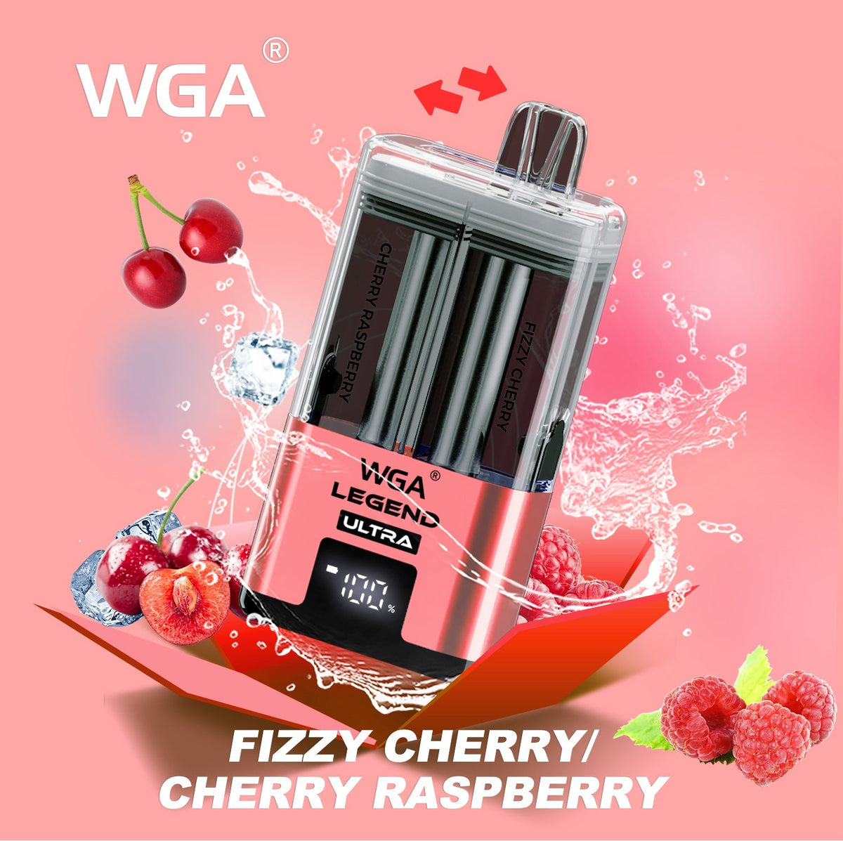 WGA 30000 Puffs Dual Flavors Disposable Vape   20ml+2ml  650mAh 15 flavors