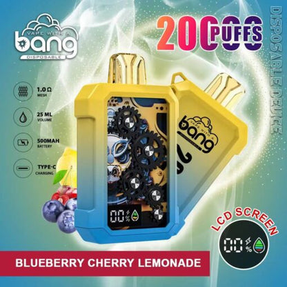 Bang Vape 20000Puffs Wholesale Electronic Cigarette Vape Bang King  20K Desechables Disposable Vape-500mAh Battery, 25ml E-liquid, Multiple Nicotine 12 Flavors