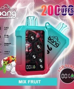 Bang 20000 Puffs Vape 20K Disposable Vape Pen E Cigarette Prefilled 25ml 500mAh Disposable Vape 12 Flavors