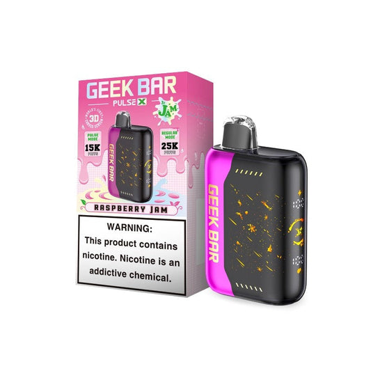 Geek Bar Pulse X 25K Jam Edition Disposable Vape 18ml 5%