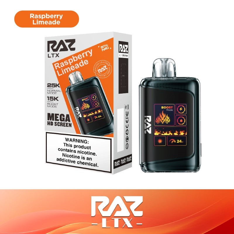 RAZ LTX 25K Disposable Vape 16ml 5%