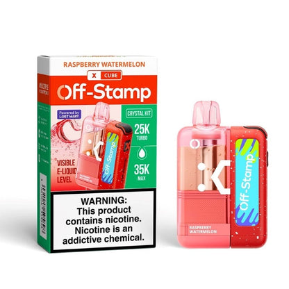 Off-Stamp X Cube Crystal Cube 35K Disposable Vape 17ml 5%