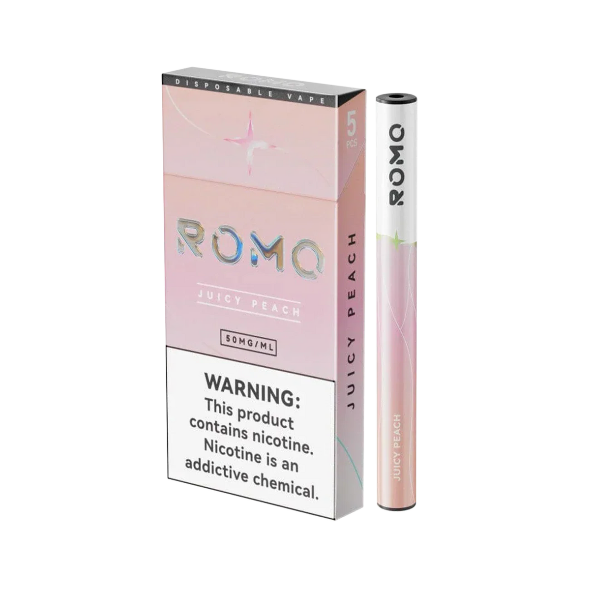 Romo 200 Puffs Disposable Vape 5PK