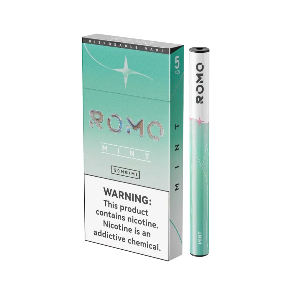 Romo 200 Puffs Disposable Vape 5PK