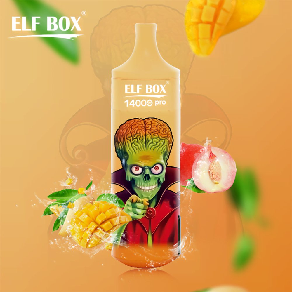 ELF BOX RGB 14000 Pro Disposable Vape 14000 Puffs Authentic E Cigarette Pen