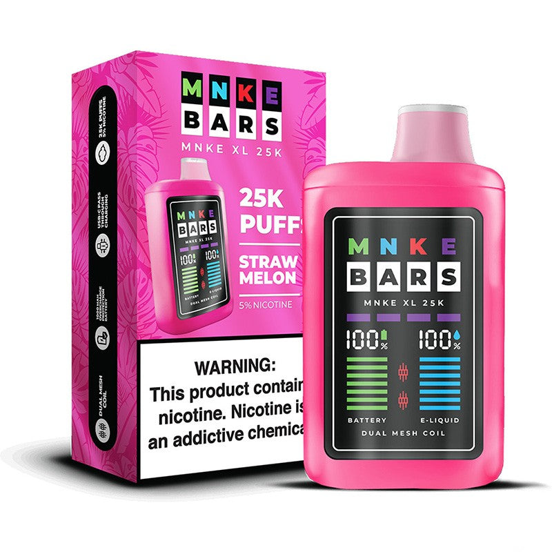 MNKE Bars XL 25K Disposable Vape 5%18m