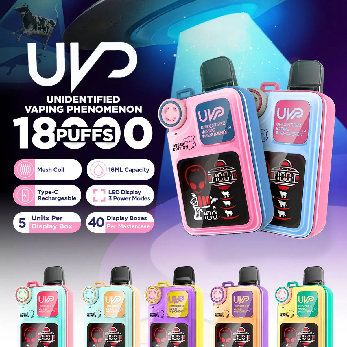 UVP Bessie Edition 18000 Disposable Vape
