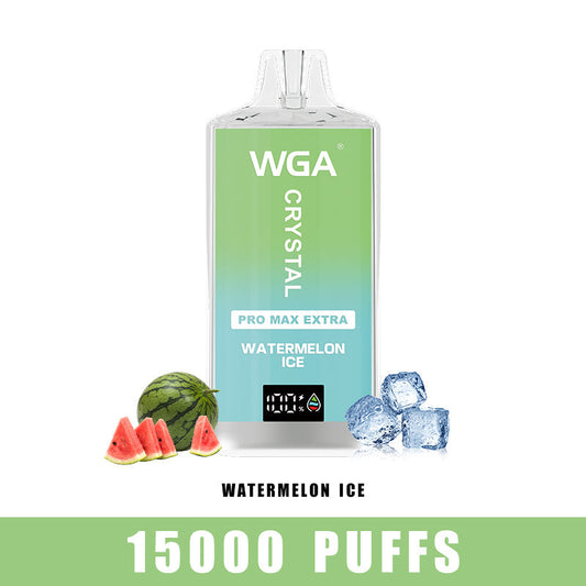 wga vape Crystal watermelon ice Pro Max Extra 15000 Puffs Disposable Vape