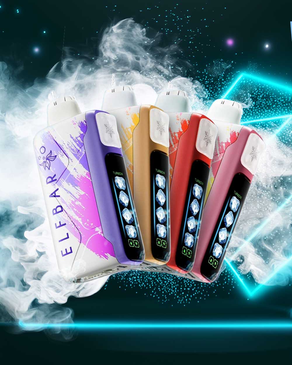 ELF BAR ICE KING 40000 - Strawberry Kiwi Ice